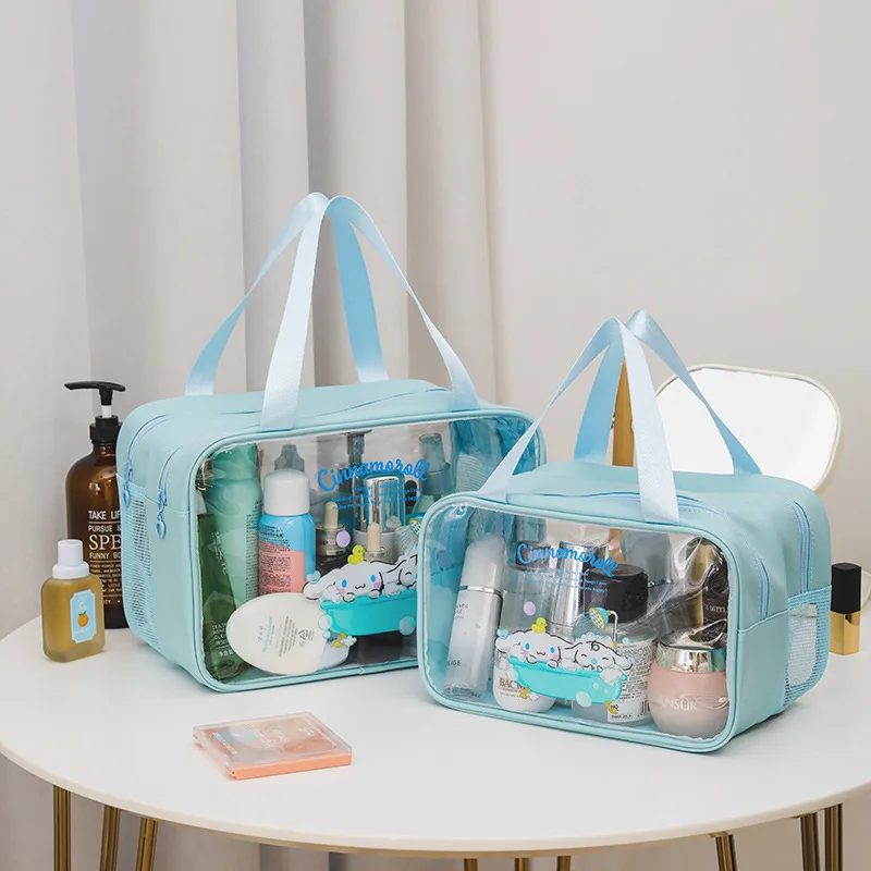 

Sanrio Hello Kitty My Melody Cinnamoroll Cosmetic Bag Cute Cartoon Large-capacity Printing Waterproof Anti-fouling Bag