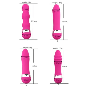 10 Speed Mini Clitoris Butt Plug Anal Erotic Products Sex Toys for Woman G Spot Vagina Vibrator AV Super Powerful Magic Wand 6