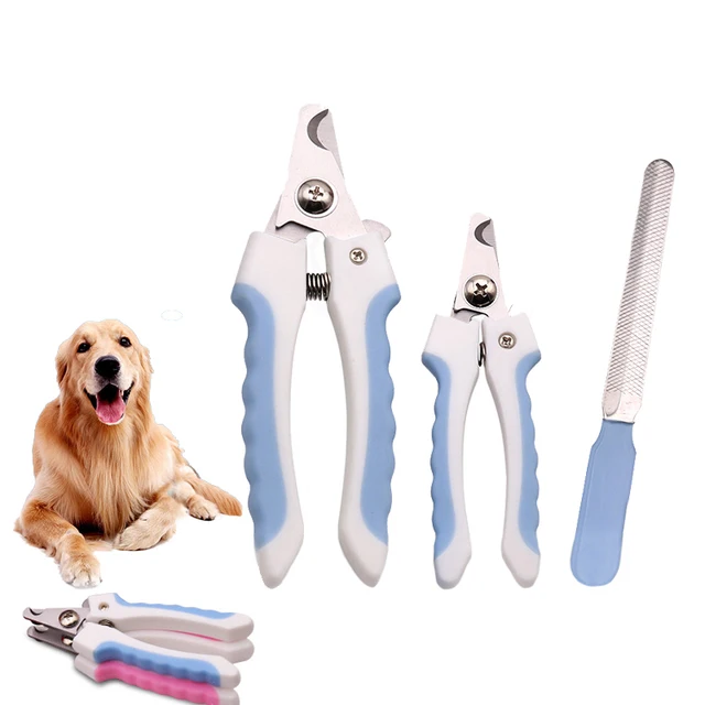 Professional Pet Nail Clipper Stainless Steel Dog Cat Nail Clippers Multifunctional Teddy Cat Stainless Steel Grooming Scissors