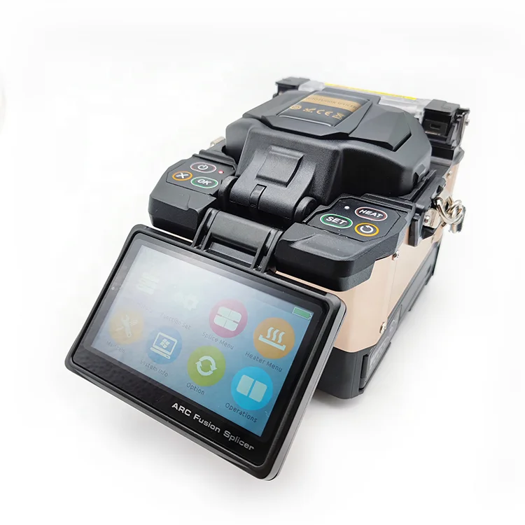 

Ftth Fttx Equipment Optical Fiber Fusion Splicer Machine Core Alignment