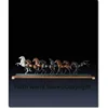TOP Master art collection home office ROOM Decor -130 CM Huge 8 Fine horses ART bronze statue sculpture Decoration 3