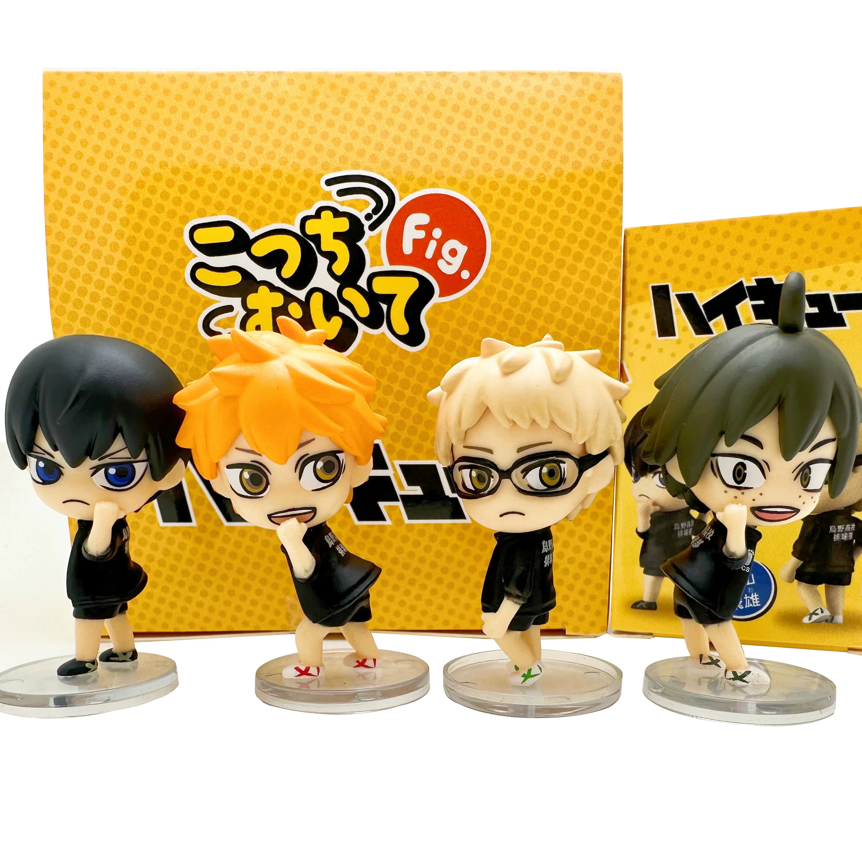 Zhongkaihua Haikyuu!! Figura Kuroo Tetsurou E Kozume Kenma Seduti - Modello PVC Da 14 Cm - Statua Da Collezione Per Desktop - 3