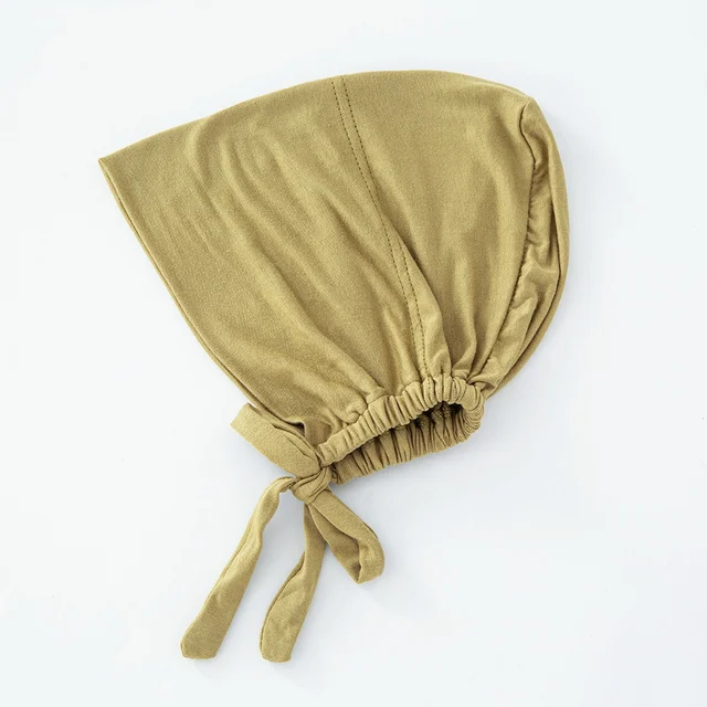 82 couleurs cravate dos sous-embouts mode femmes intérieur Hijab casquette musulmane Bonnet plaine islamique coton Spandex Jersey DEW sous-écharpe