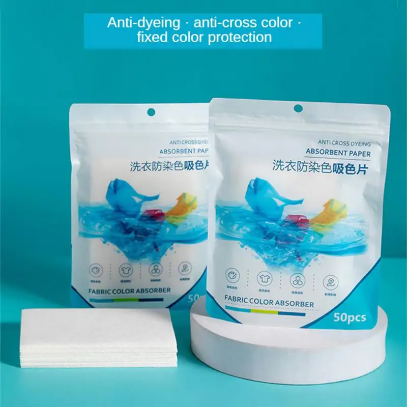 Laundry Color Catcher Sheets Laundry Detergent Tablet Sheet Washing Wipe