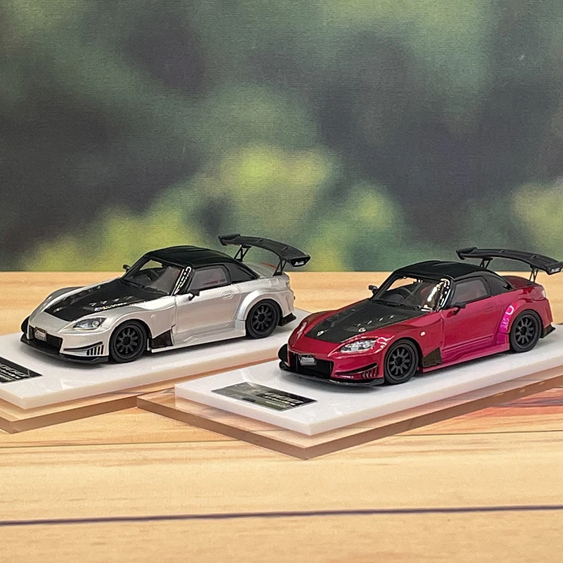 Onemodel 1:64 S2000 JS RACING track version, simulation car model 