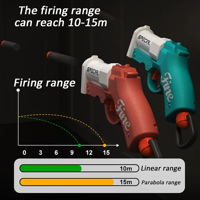Children Toy S686 Short Shotgun Shell Can Be Ejected Soft Bullet Pistol Manual with Bullets Pull the loading Soft Gun Teenagers 4