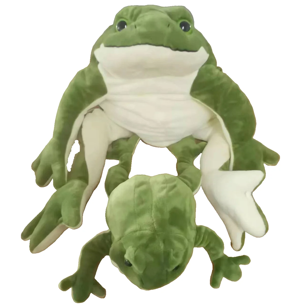 Riesiger Frosch Plüschtier Weiches Kuscheltier 28-56 cm Niedliches Umarmbares Kuscheliges Spielzeug für Kinder und Erwachsene – Detail 6