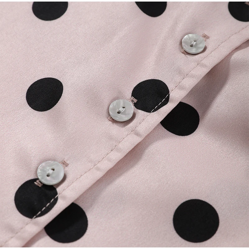 Polka Dot Damenjacke, Mantel mit Kapuze, einreihig, mit Schnürung, neue Oberbekleidung, weibliche Tasche, Frühlingsmode, Streetwear-Mantel für Damen – Detail 4