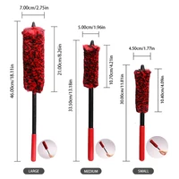 SEAMETAL Car Wheel Detailing Brush Bendable Auto Wheel Woolies Brushes Car Cleaning Tools for Car Rim Tire Washing Accessories 2