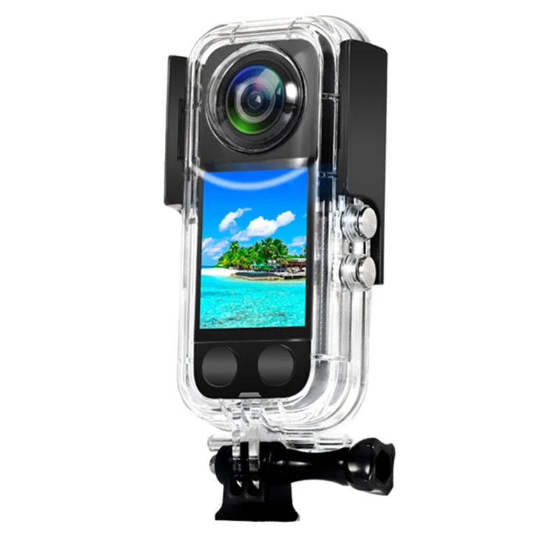 X3 방수 쉘 다이빙 쉘 보호 쉘, 낙하 방지 쉘, Insta 360 용 파노라마 스포츠 카메라 액세서리, 40M