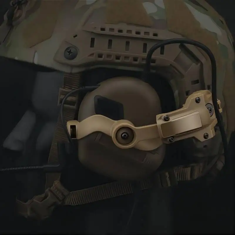 OPS CORE-ARC/Wendy M-LOK Fast Helmet Rail Mount Adapter Tactical Headset Accessories Airsoft Shooting Headphone Bracket