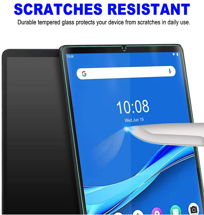 Película Protetora de Tela de Vidro Temperado para Lenovo Tab M10 hd Mais 2nd 3rd Gen 10.3 10.1 10.6 Também-x605f X606f X306f Tb128fu Pcs - Imagem 2