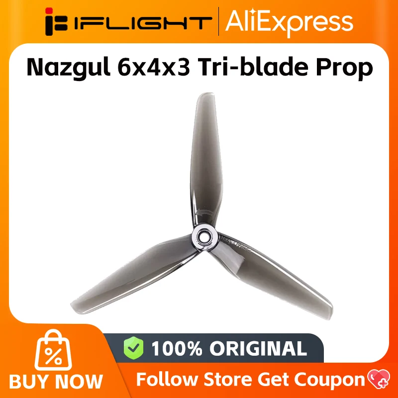 6pairs iFlight Nazgul 6043 6x4x3 6inch Tri-blade Prop Durable 3-Blades Propeller Compatible ProTek60 for FPV Racing Drone part