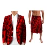 Pacific Island Art Long Sleeve Kimono Cardigan And Ie Two Piece Polynesia Tonga Style Retro Style Men's Casual Suit 4