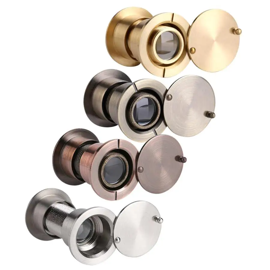 Description Picture 4 of item200° Wide Angle Door Viewer Peephole HD Glass Lens Security Adjustable for furniture Hardware