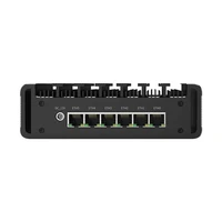 6x2.5G 12th Gen Firewall Router Intel N100 i226-V Fanless Mini PC DDR5 NVMe RJ45 COM Industrial Computer pfSense OPNsense PVE 2