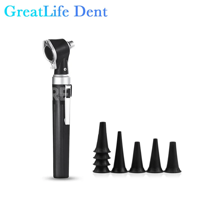 Greatlife Dent Kit Diagnostico Otoscopio Professionale Portatile Ent Ear Care Endoscopio Led Otoscopio Detergente Per Le Orecchie Con 8 Punte