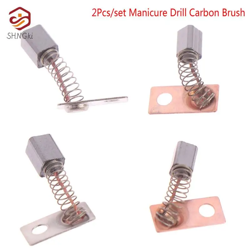 

2pcs Carbon Brush Strong 210 102L 105L 90 204 Handle Carbon Brush Universal Manicure Drill Accessories