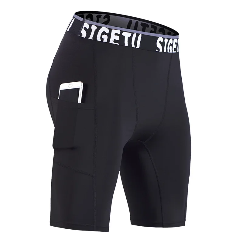 

Sports Shorts Men's High Elastic Quick Dry PRO Tights Running Training Fitness Workout Short Summer Men Gym Yoga Clothes