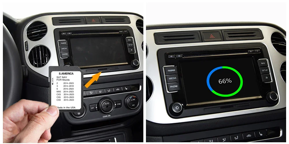 USE For Mazda CX3 From 2014 TO 2023 Navi Update South America Maps Navigation GPS SD Map Card