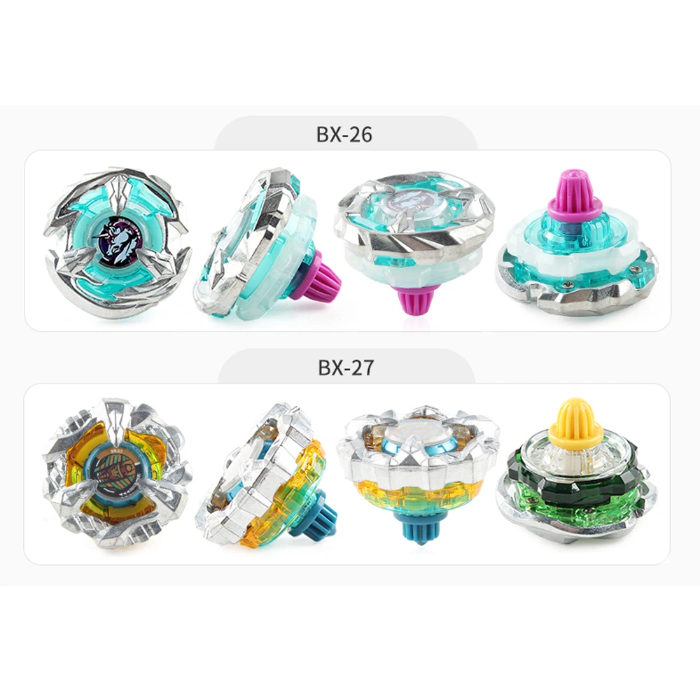 4PCS Gyros Metal Battle Spinning Top Booster with Ripcord String Launcher Stadium Gift Toy Set spinning top toy battle tops battle top toy beyblade toys gyroscope toy