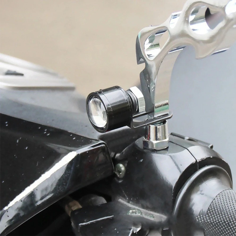 Motorcycle LED Lights LED Motorcycle Lights LED Lights Motorcycle Driving Lights Bike Light 2PCS Motorcycle LED Daytime Running Light DRL Colorful Replaceable Eagle Eye Light Super Bright Mirror Front Signal Strobe Lamp