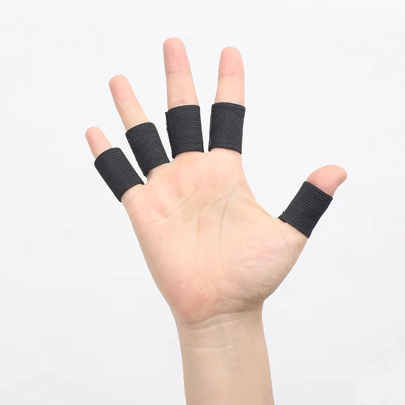 10PCS Basketball Fitness Finger Joint Protector, Sports Sheath, Finger Bandage for Thumb Protection, Anti slip and Breathable