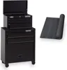Tool Chest Combo with Drawer Liner Roll, 26-Inch, Rolling, 5 Drawer, Black (CMST82763BK) 1