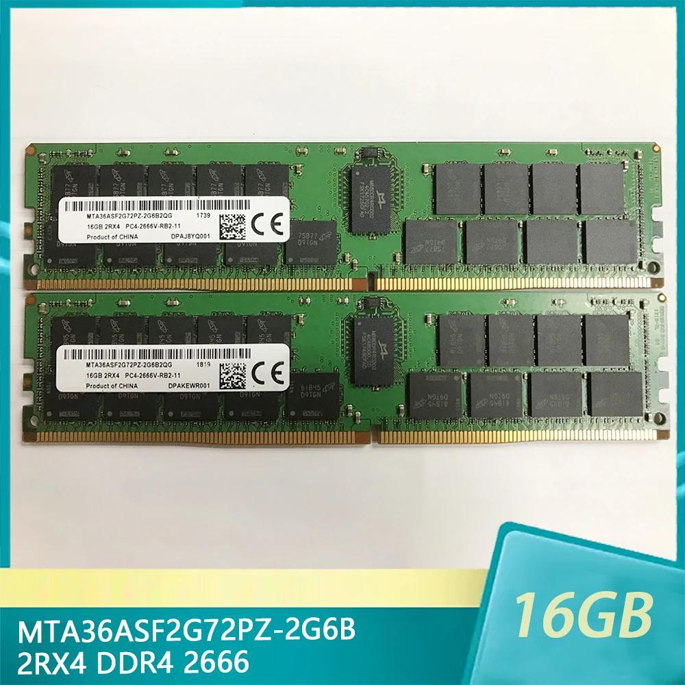 

1 шт. для MT RAM 16 ГБ 16G 2RX4 DDR4 2666 PC4-2666V-RB2 Серверная память