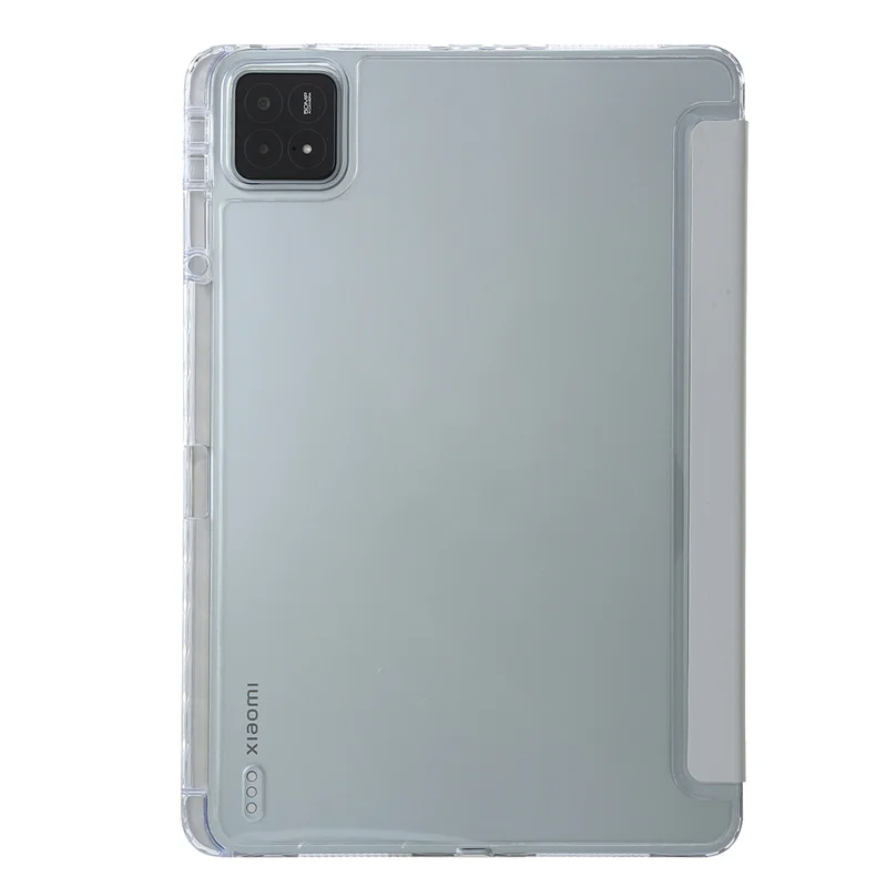 Suporte Traseiro Rígido Claro Acrílico Tampa Inteligente para Xiaomi Pad 6s Pro Suporte de Caneta 124 2024 - Imagem 3
