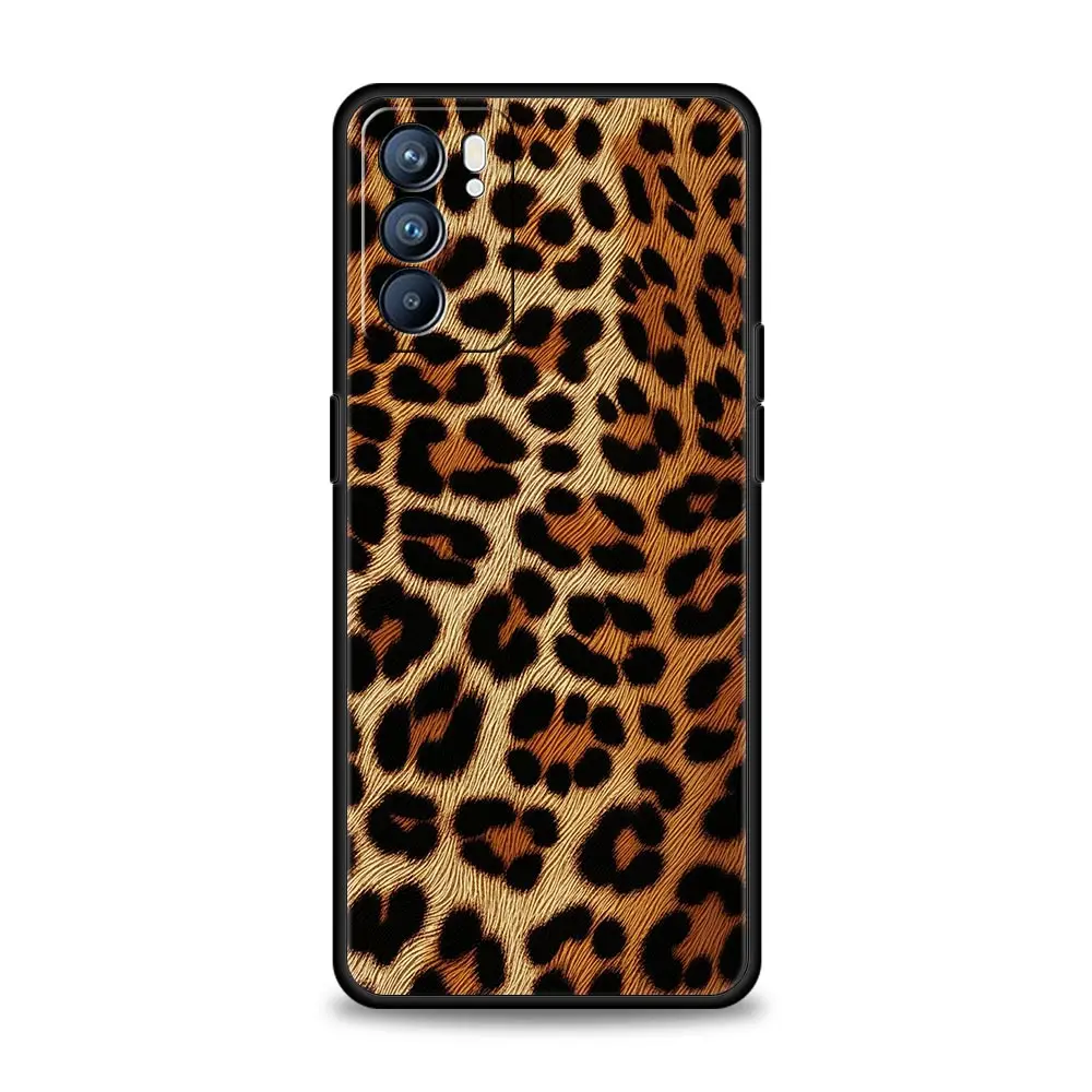 Tiger Leopard Print Phone Case - Stylish Animal Pattern Cover