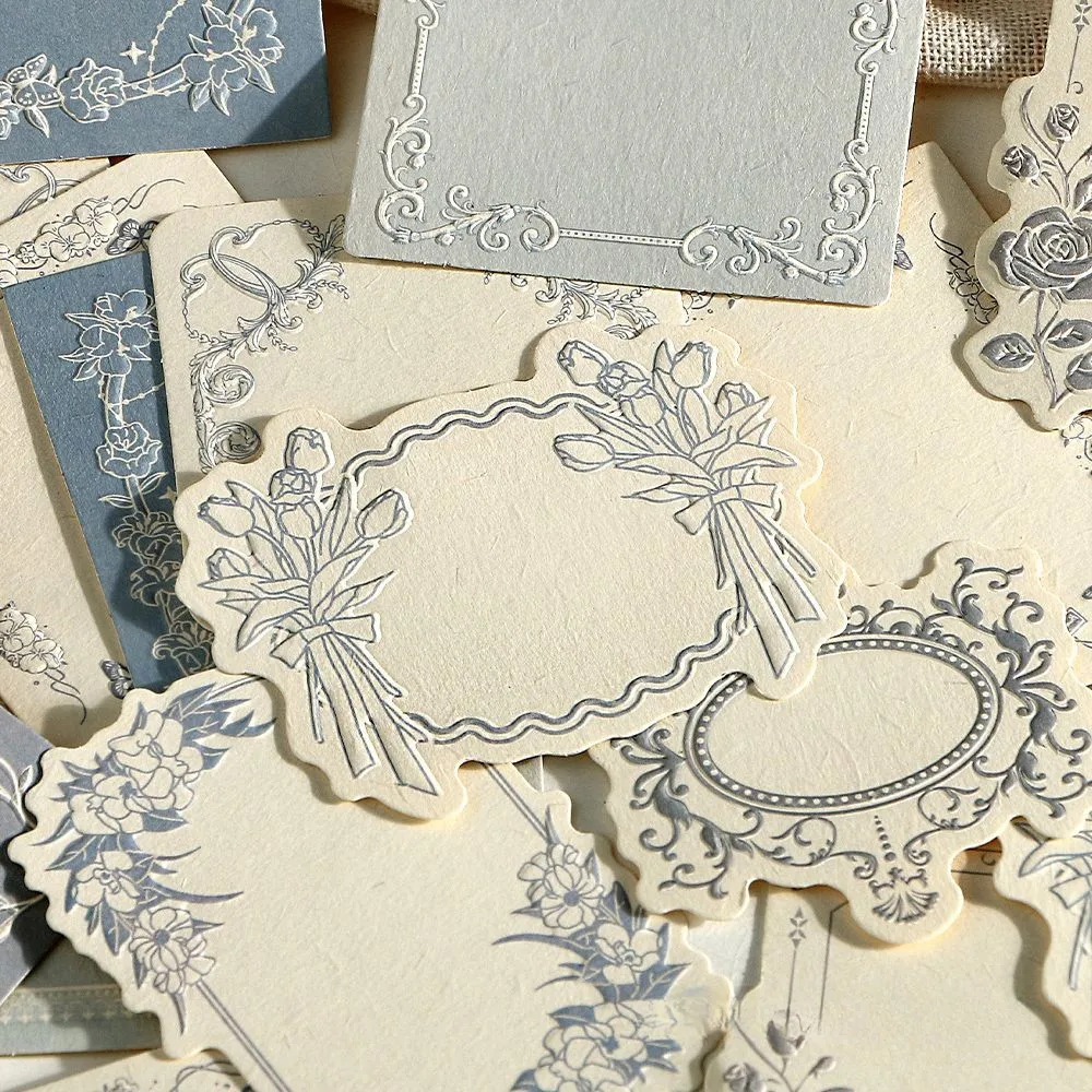 Journamm 30sheets Scrapbook Material Paper Decorative Diary Handmade DIY Scrapbooking Accessories Junk Journal Supplies