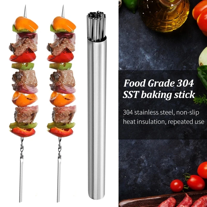 Stainless Steel BBQ Skewers 3