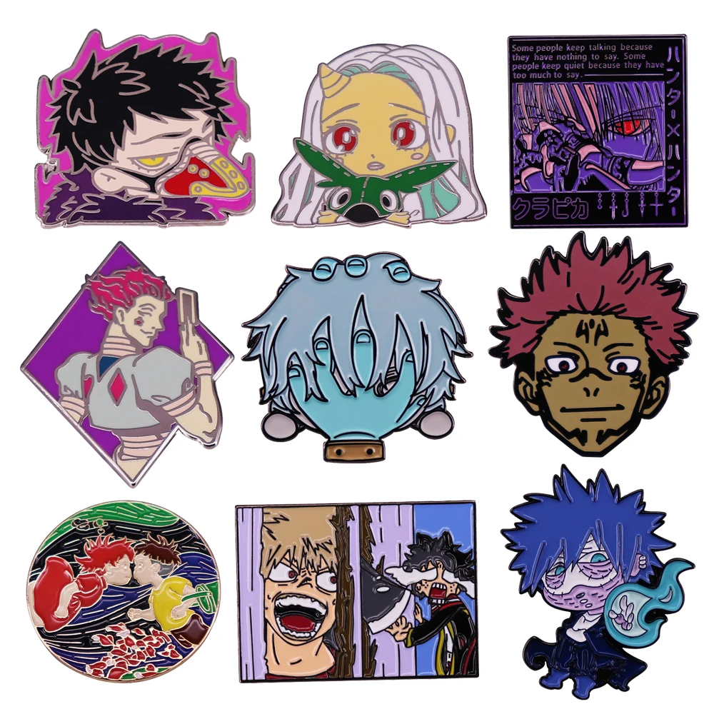 

Japanese Anime Manga Enamel Lapel Pin Badge Pins Clothes Backpack Decoration Jewelry Accessories Gifts