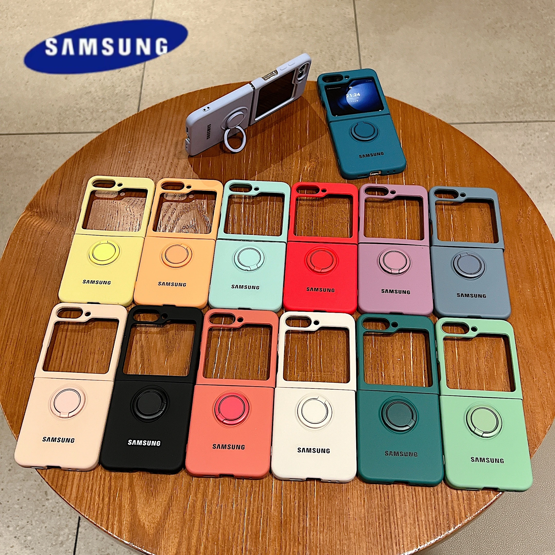 Coque de téléphone Samsung Galaxy Z Flip 7 6 5 4 3, étui de protection antichoc en Silicone – Image 5