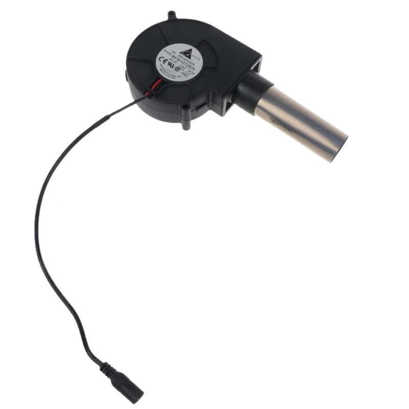 

12V 6500RPM Cooking Air Blower Fire-Starter Barbecue Fan With 17/10cm Air Duct