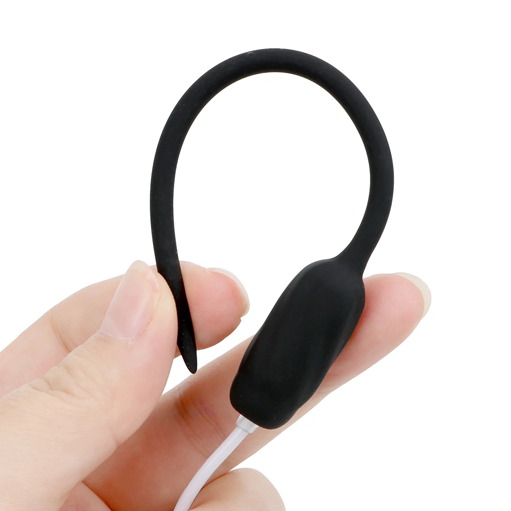 IKOKY Catheter 20 Frequency Adult Products Urethral Dilators Penis Plug Vibrator Urethral Plug Sex Toys for Men Gay