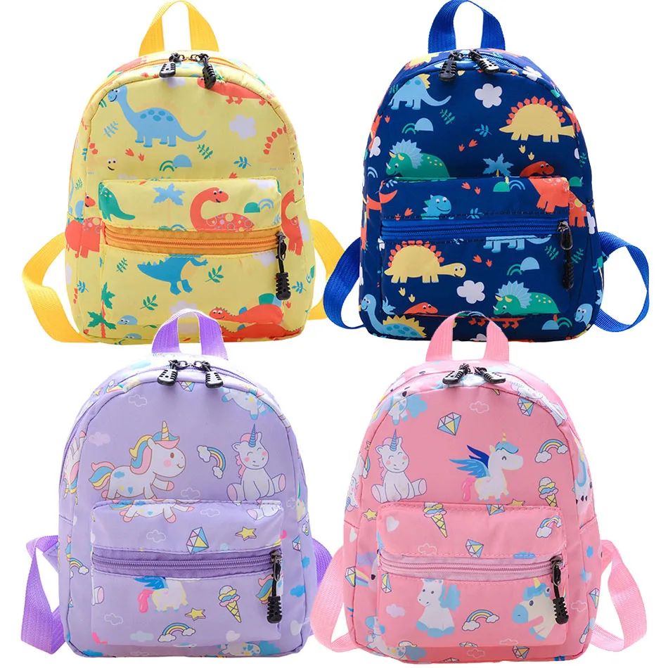 

Children Bag Unisex Dinosaur Unicorn Preschool School Schoolbag Kid Candy Color Kindergarten Portable Backpack Boy Girl Backpack