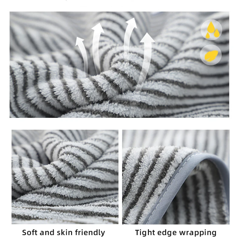 Microfiber Towel Bath Towel 1 sports towel thickened fitness coral velvet beach highly absorbent soft coral hair facial towel bathroom ultra-fine fiber