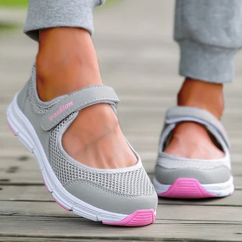 Baskets Plates et Légères pour Femme, Chaussures Décontractées d'Été, 2024