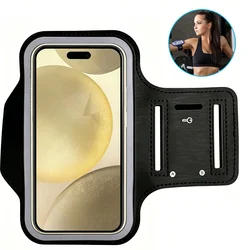 Sport Armband Phone Case for Running and Gym - Universal Fit (Black)