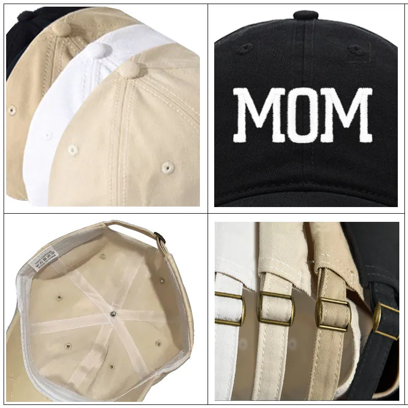 DAD MOM Embroidery Baseball Cap Fashion Women Men Hat Sport Visors Snapback Cap Sun Hat Breathable Outdoor Caps 6