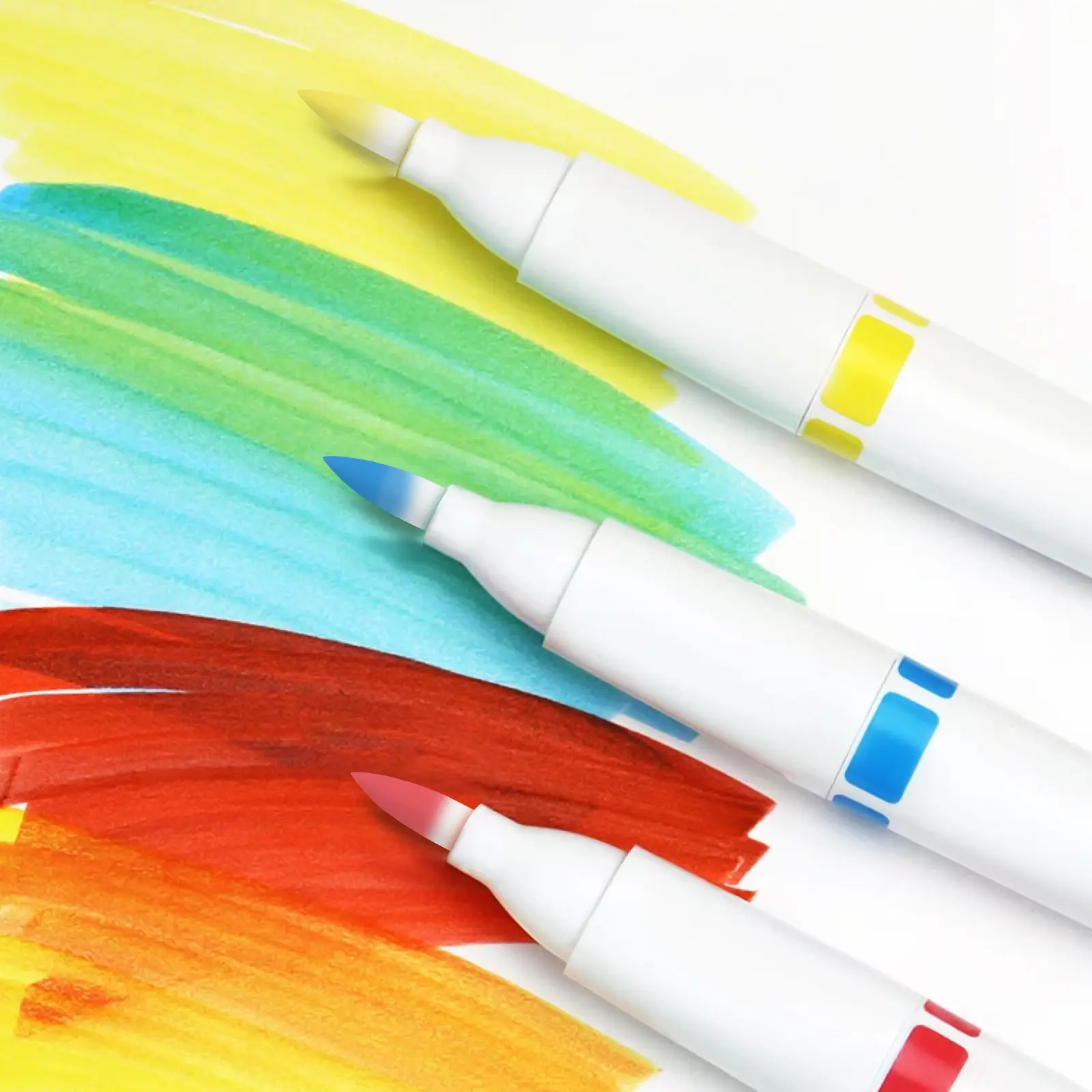 10Pcs 아크릴 마커 파인 팁 교체 포인트 0.4mm 소프트 나일론 펜촉 그림 그리기 스케치 미술 용품 ??영구