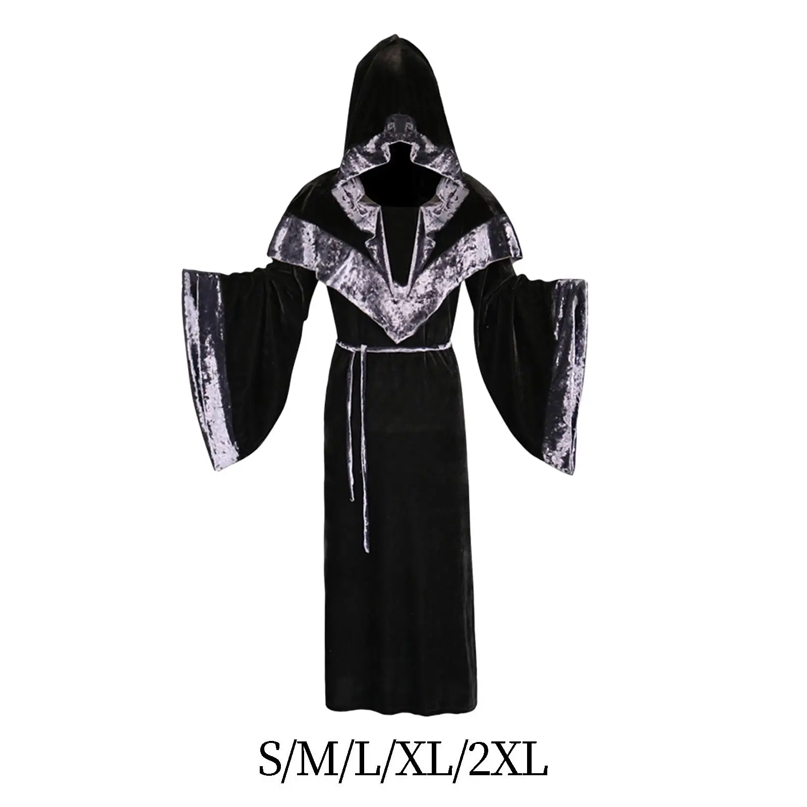 

Halloween Cape Fancy Dress Gothic Hooded Cloak Long Cape Witch Cape Cosplay