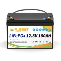 Allemagne Stock FLLYROWER 12.8v 100Ah Bluetooth 120Ah 180Ah 300Ah LiFePO4 batterie solaire Lithium Lifepo4 batterie 5
