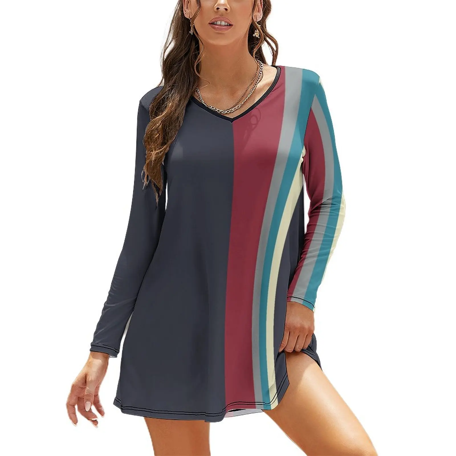 

Модное женское свободное платье, сказочное платье с длинным рукавом, вечернее платье, женские длинные витые платья