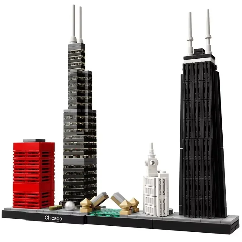 New York London Dubai Lanmark City Skyline Building Blocks 21052 21044 21028 21034 21032 21027 Construction Bricks Set building block toys building block toy building block kits