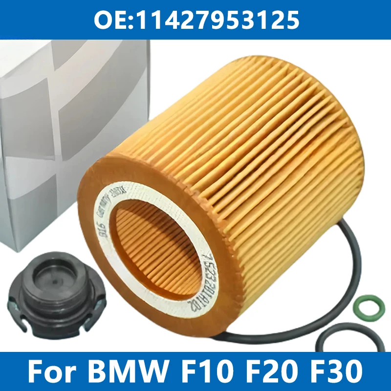 Car Oil Filter 1/6PCS For BMW F10 F20 F21 F30 F31 F34 F36 E84 125i 220 320i 328i 420 520i 523 528i X1 Z4 N20 Engine