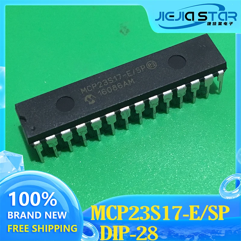 Microcontroller Chip IC DIP-28, Free Shipping, MCP23S17-E/SP, MCP23S17 I/O expander, Latest Electronics, 3-10Pcs microcontroller chip ic dip 28 free shipping mcp23s17 e sp mcp23s17 i o expander latest electronics 3 10pcs