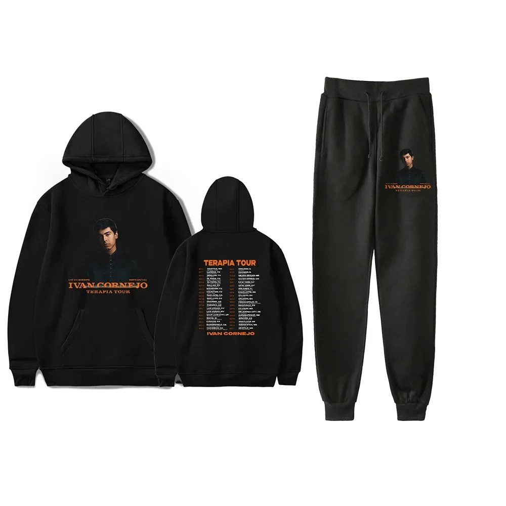 

Ivan Cornejo Terapia Tour 2023 Men's Sportswear Set Casual Tracksuit Two Piece Set Sweatshirt+Sweatpants Sporting Suits